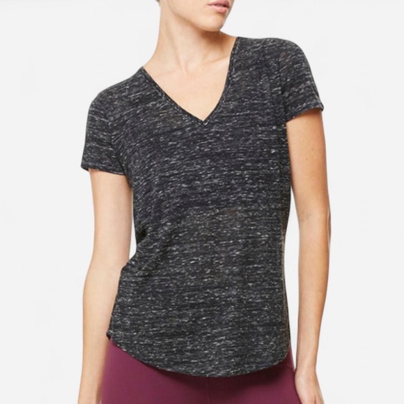 ALO Yoga Tops - Alo Yoga Gray Short Sleeve Top